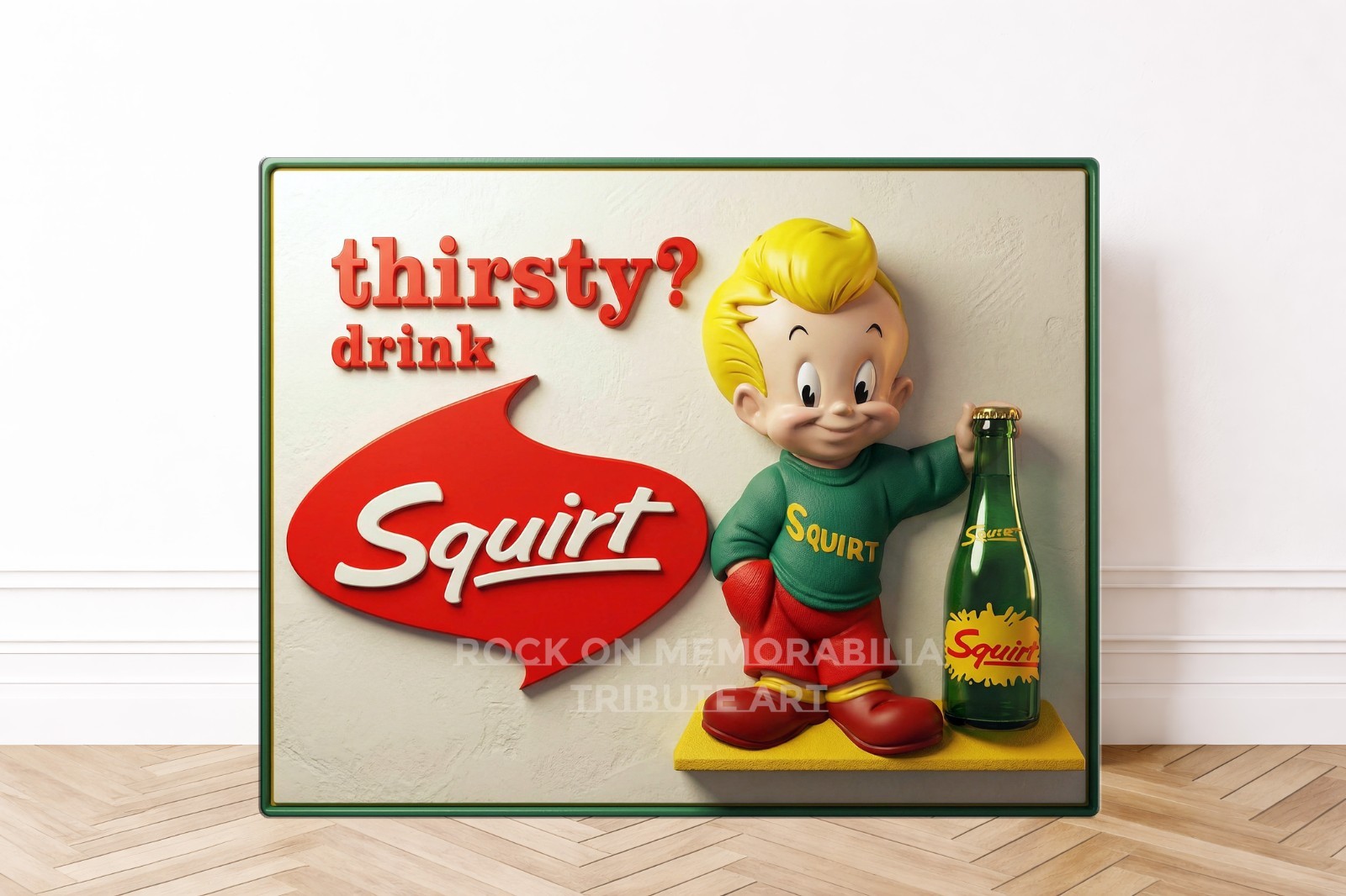 Squirt Soda – Premium Aluminum Metal Sign – 11 x 14