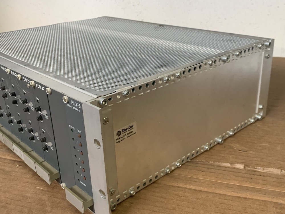 Clear-Com IMF-3 Matrix Plus 3 Interface Frame With FOR-22 Modules See Photos