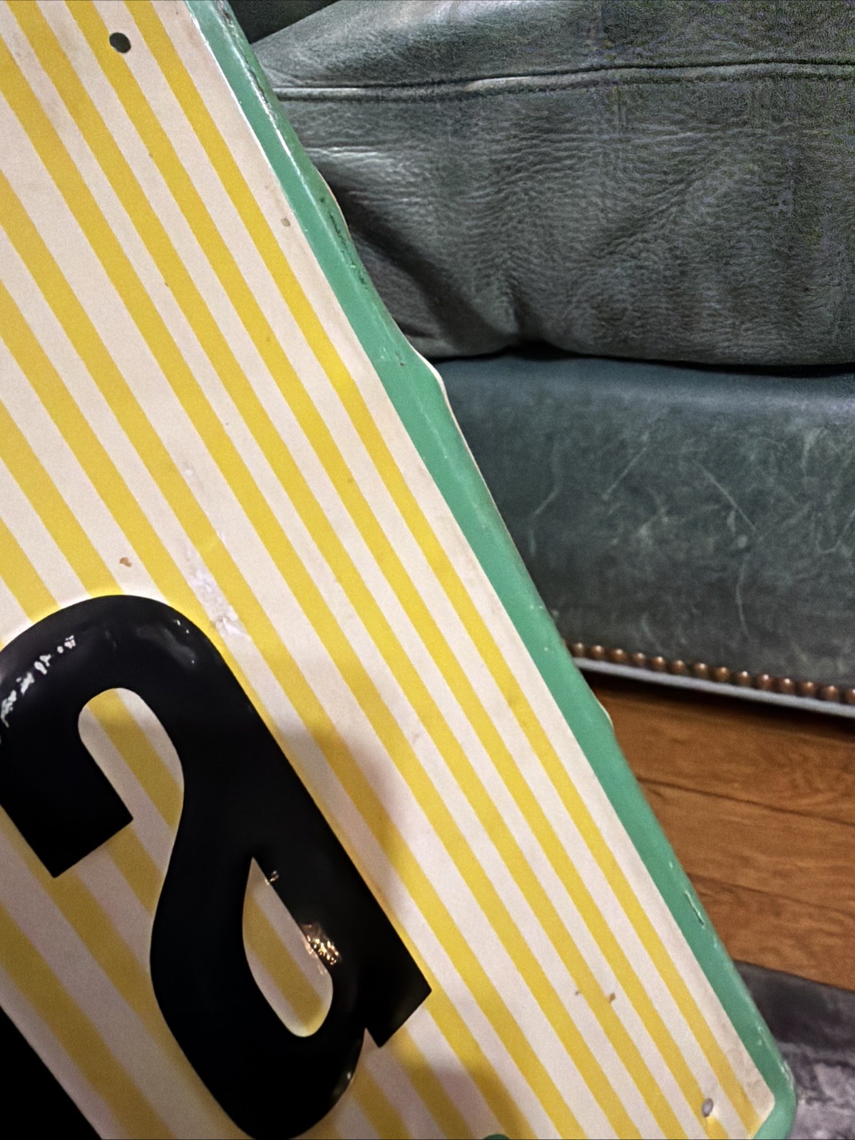 Original 32” Diet Rite Cola Advertising Sign