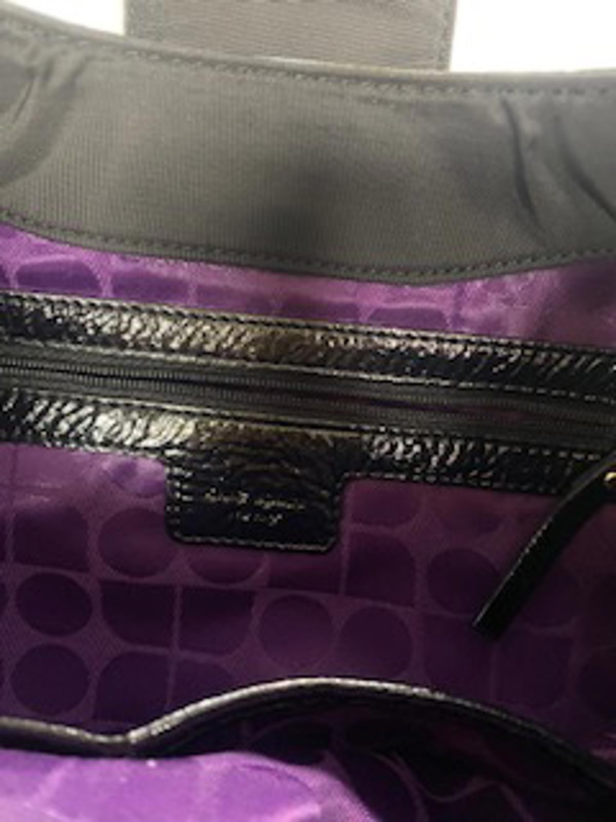 Kate Spade Black Handbag with Gold Turn Lock