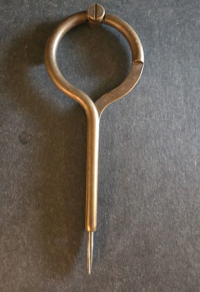 Vintage Navigation Compass Divider Points Harling Brass