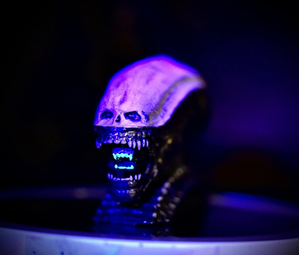 ALIEN XENOMORPH Resin Casted 3 Piece Skull