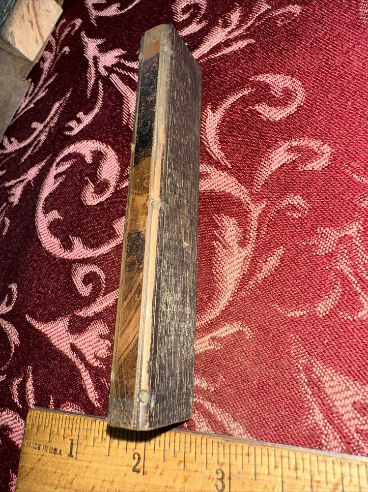 Printing Block “ Decorative Border Edge “ Copper Face