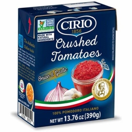 Cirio Crushed Tomatoes Onion & Garlic