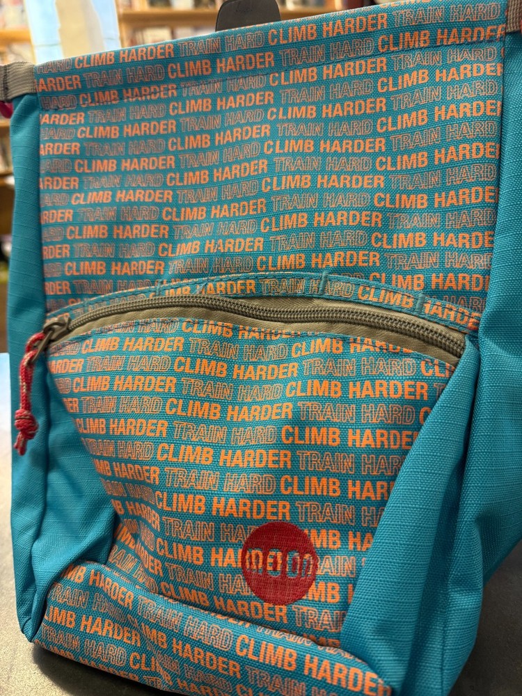 Moon climbing Boulder chalk Bag blue large