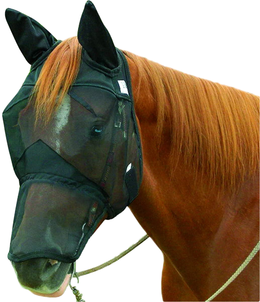 Quiet Ride Long Fly Mask by Cashel