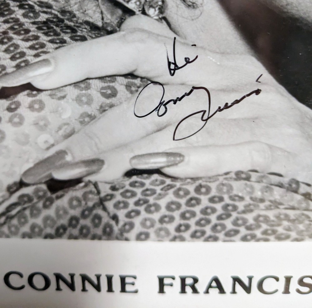 Connie Francis Signed Photo