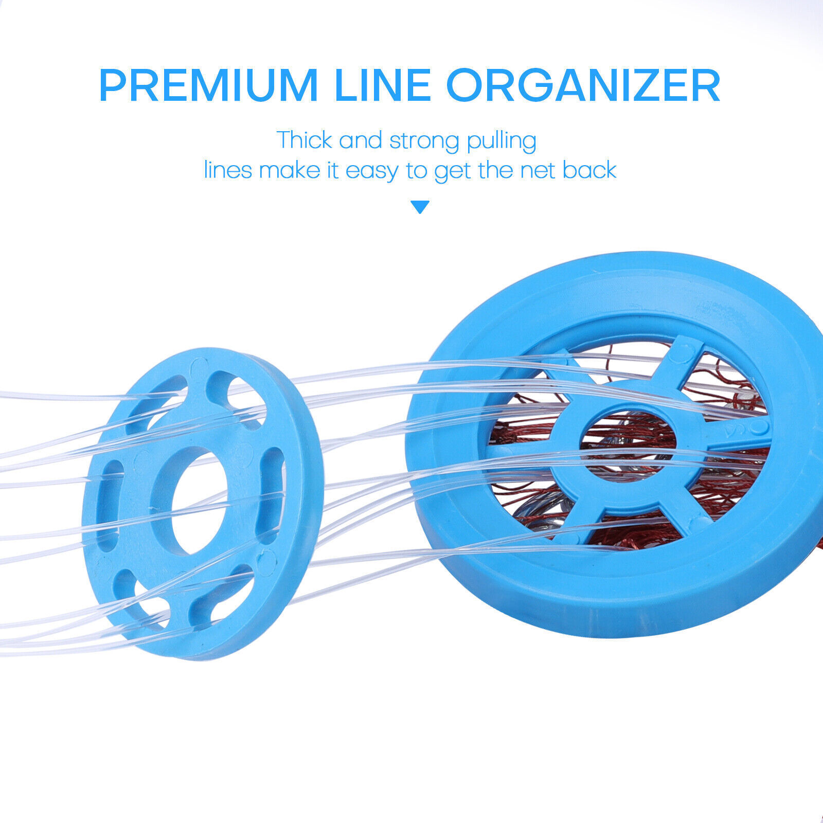 6/8/10/12/16/20FT Fishing Cast Net Bait Easy Throw Hand Cast Nylon Mesh