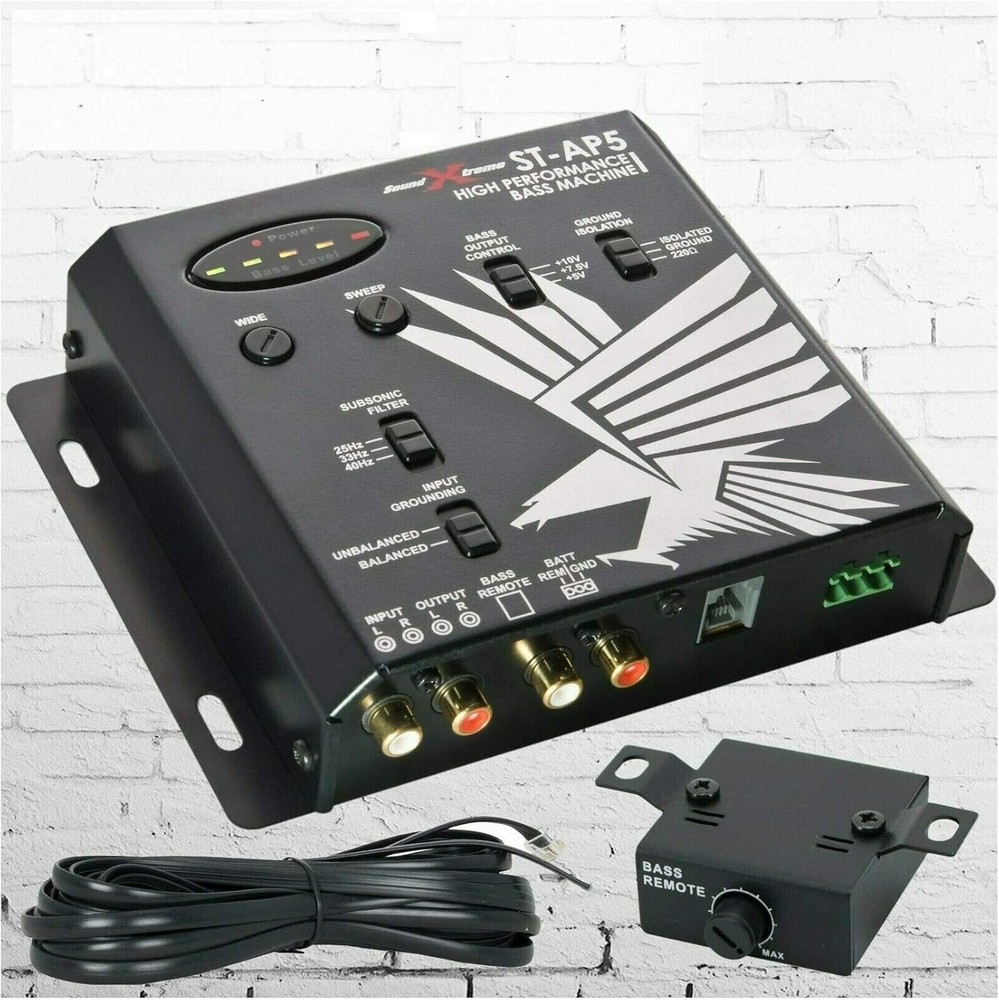 Soundxtreme Digital Bass Max & Restore Processor with Remote