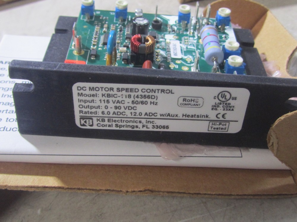 NEW KB Electronics KBIC-118 DC Motor Speed Control