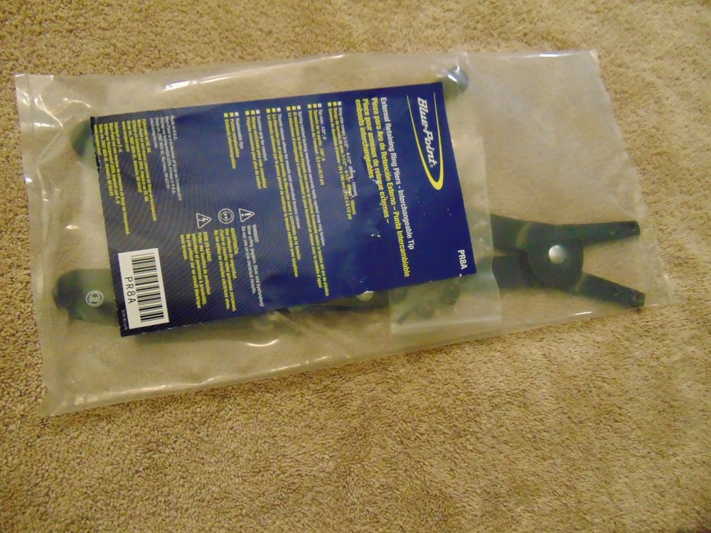 Blue-Point  External Retaining Ring Pliers Set PR8A snap 16" tools NEW large