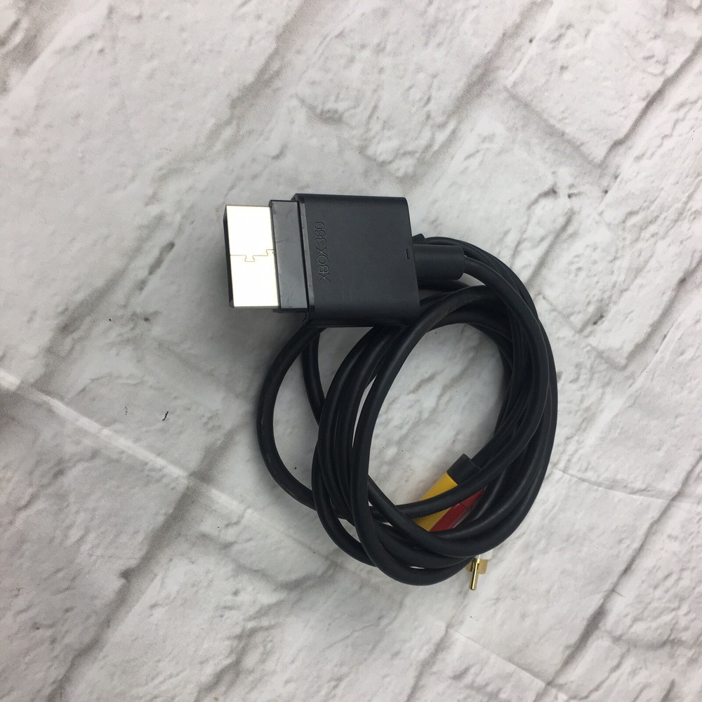 Microsoft Xbox 360 Console Composite AV Cable Only X821376-001