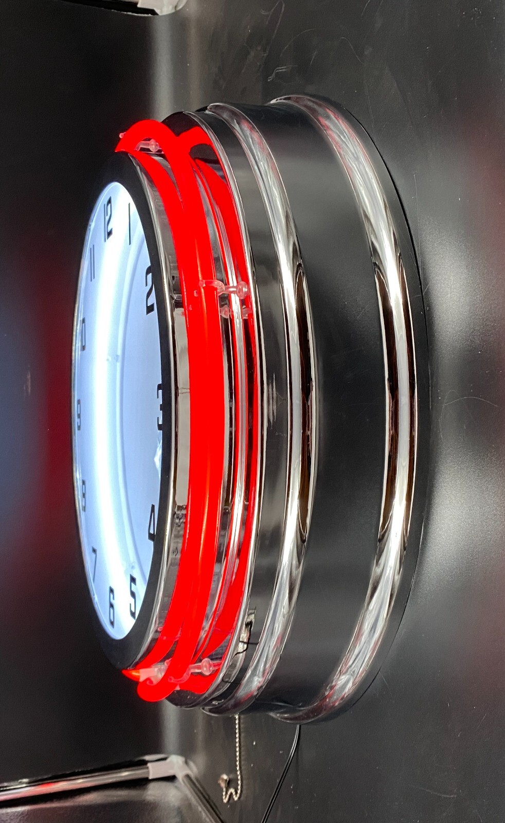 19" STIHL Chainsaw Red Double Neon Sign Wall Clock Man Cave