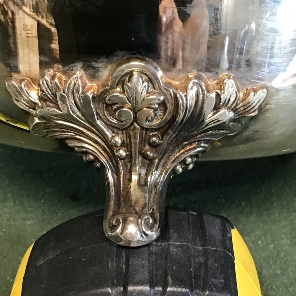 Silver Player Footed Serving Dish 10”