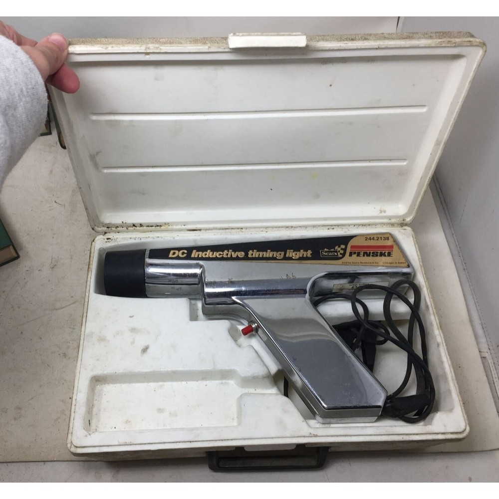 Sears Penske Quality Products DC Inductive Timing Light w/ Case