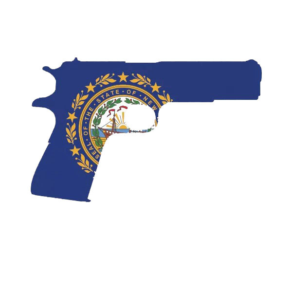 New Hampshire Flag 1911 Sticker Decal