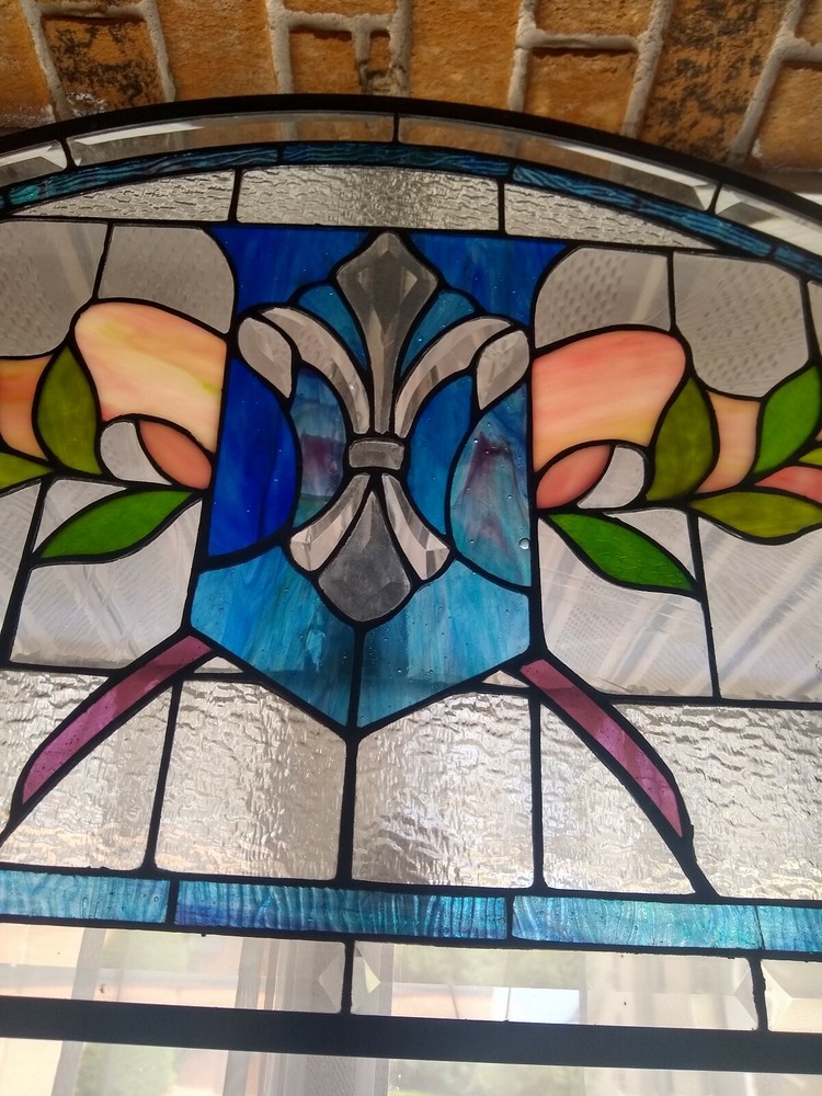Leaded stained glass window