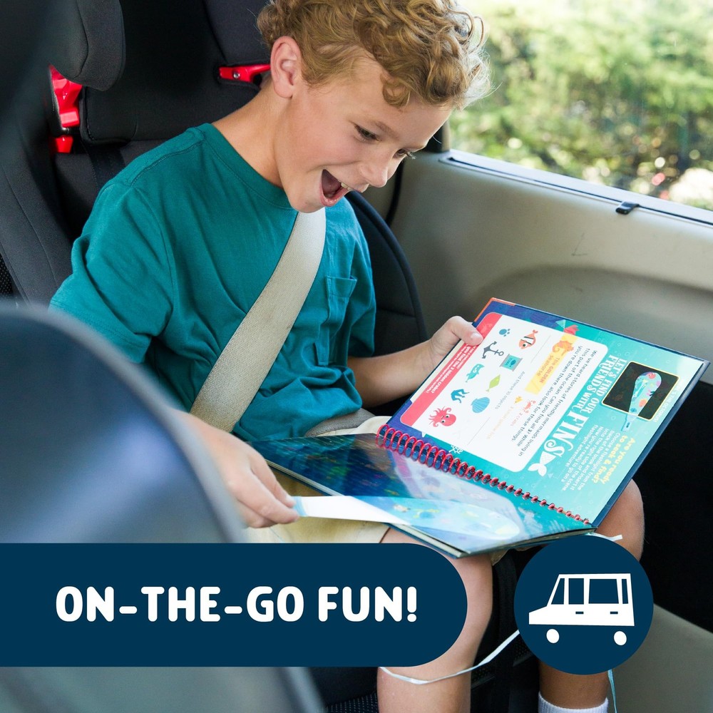 Seek & Find Flashlight Activity Book Medium, Multicolor