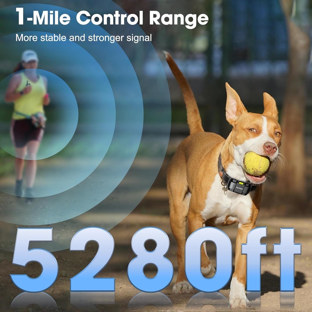 Dog Training Collar, 5280-Foot Remote Electronic Collar