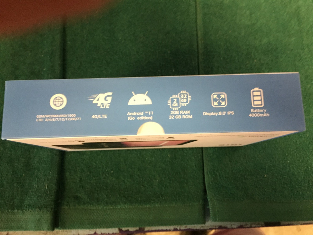 Cellution IRIS Tablet 8.0" Android 11 32GB Storage 2GB Ram