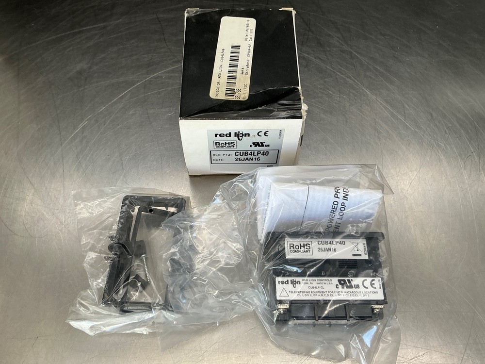 Red Lion CUB4LP40 Digital Panel Meter, Process, 3-1/2 Digits