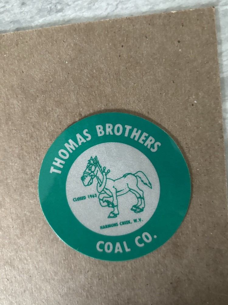 coal mining stickers nice older coal Company
