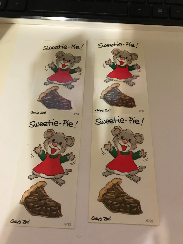 4 suzy's zoo modules stickers