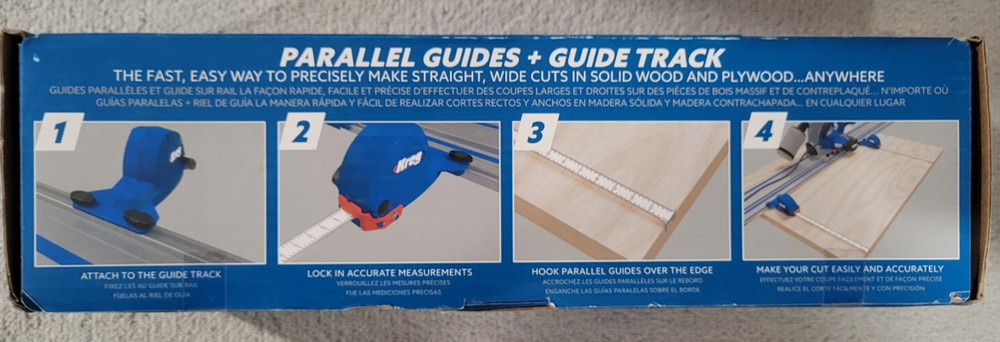 Kreg Adaptive cutting system Parallel Guides NIB