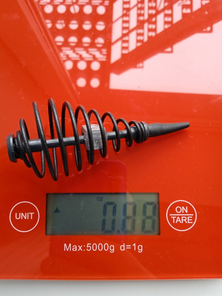 9 pcs 25 gr /0.88 oz spring coil inline method carp fishing feeder