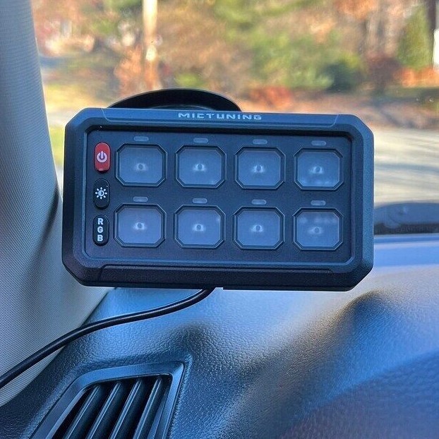 MICTUNING 8 Gang Switch Panel Mount