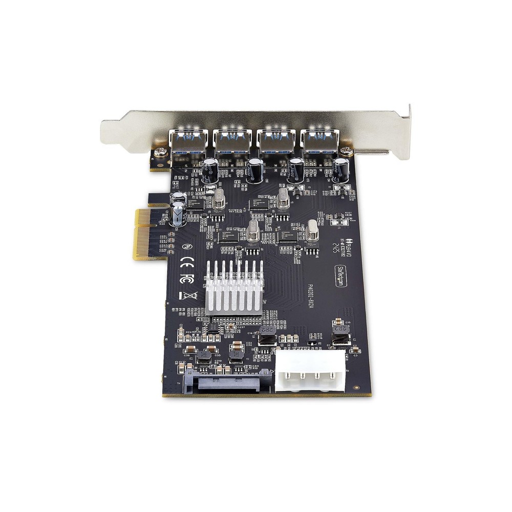 StarTech 4-Port USB PCIe Card. 4x USB-A Ports, Windows/macOS/Linux