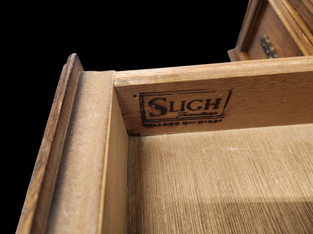 Sligh Leather Top Writing Desk