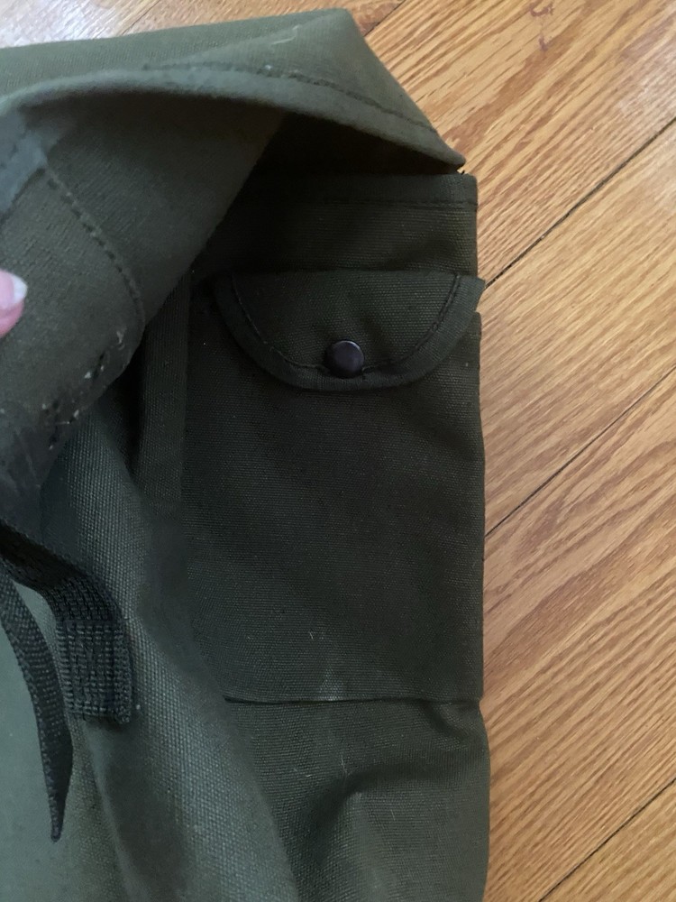 Military Style OD Canvas Small Pack, Imported, New