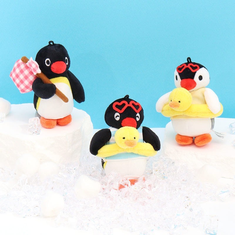 Pingu & Pinga Bag Hanger Plush 10cm
