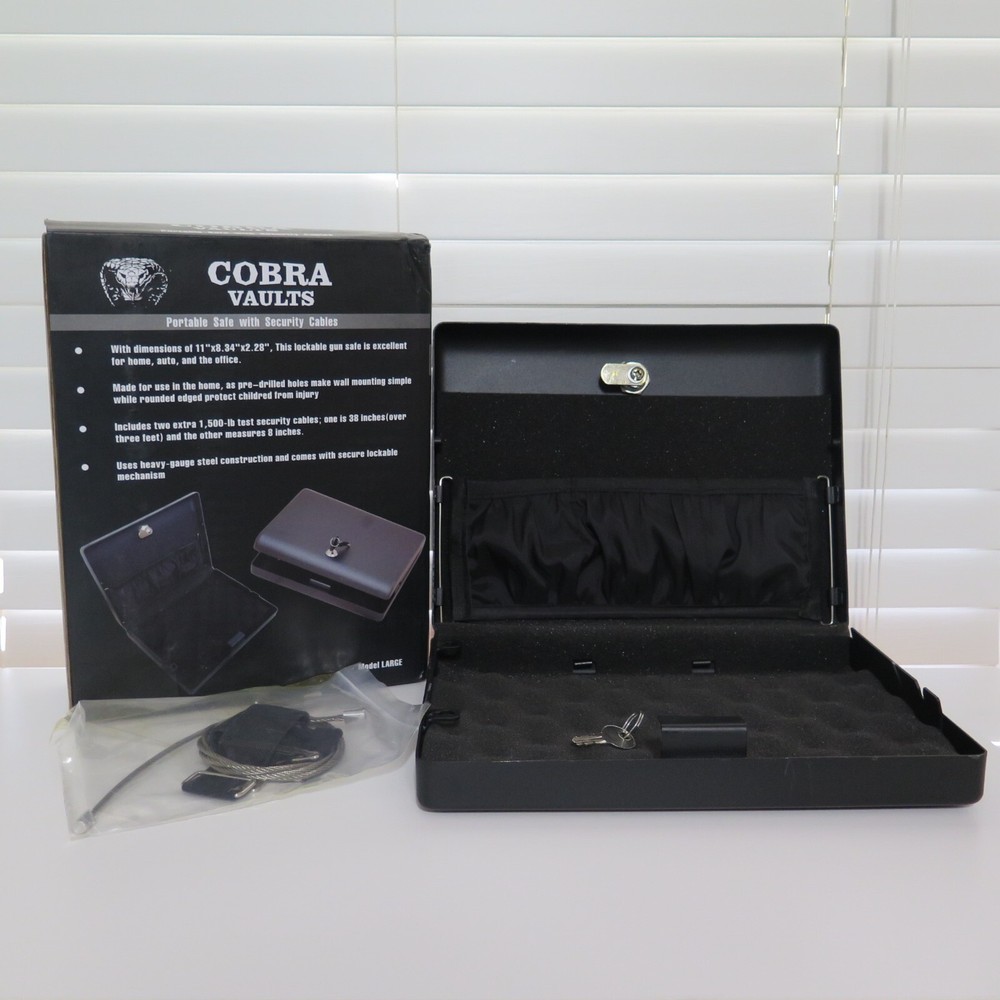 Cobra Portable Vault, New in Box