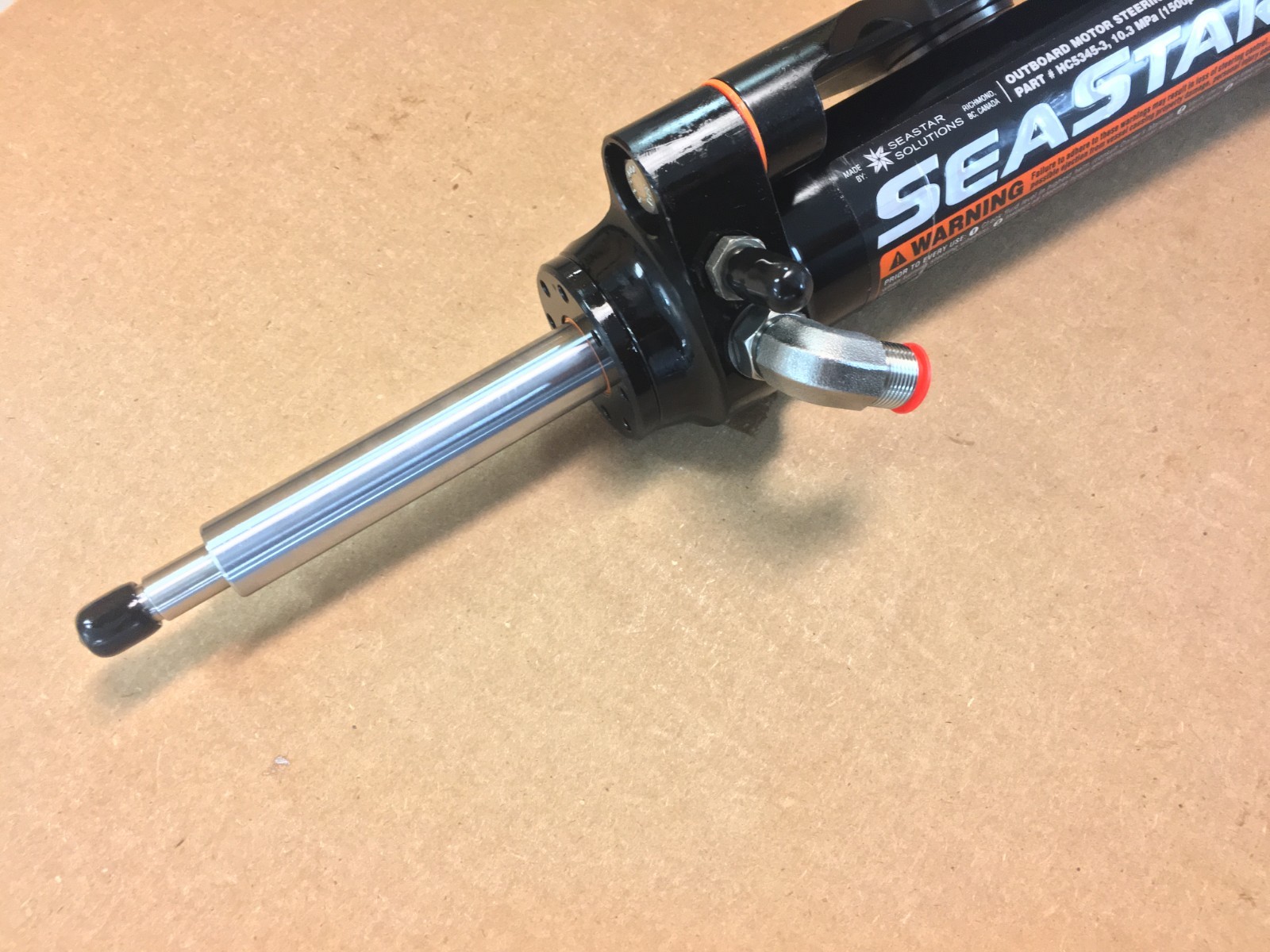 SeaStar HC5358-3 Front-Mount Pivoting Outboard Cylinder: Core Exchange Required