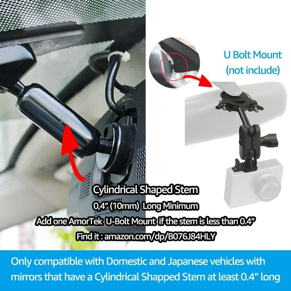 Versatile Dash Cam Mount with Tool-Free Setup for Effortless Driving Security