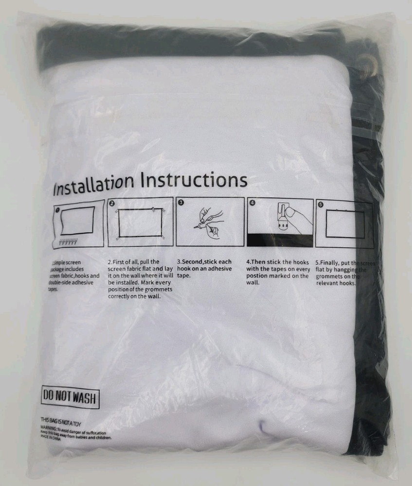 150 Inch Simple Projection Screen 16:9 Screen