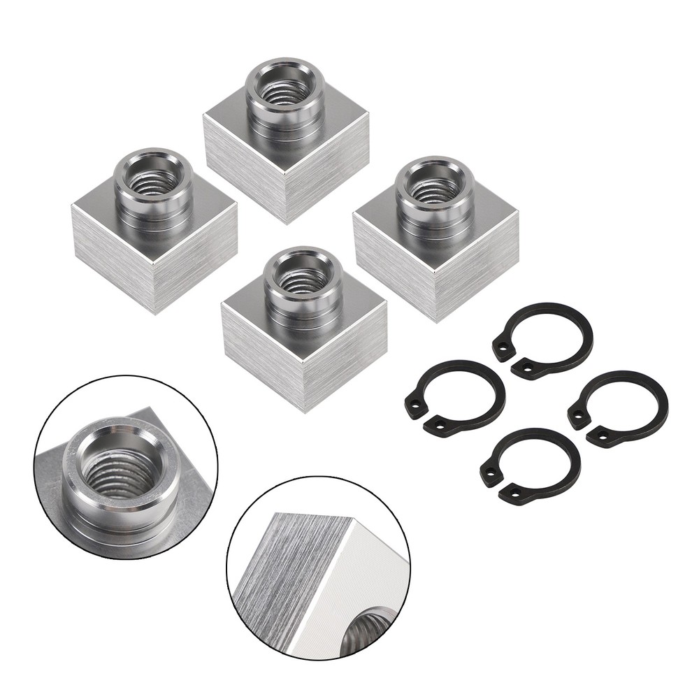 ✅4 Pcs Kit Snowmobile Trailer Insert Nut & Snap Ring 04414 For Triton Xt & Lt