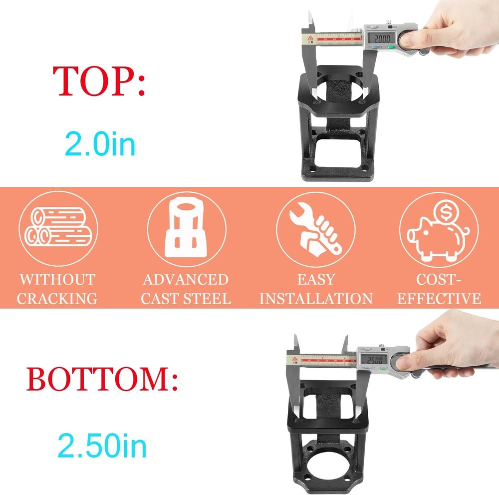Log Splitter Replacement Brackets Hydraulic Pump Mount Black