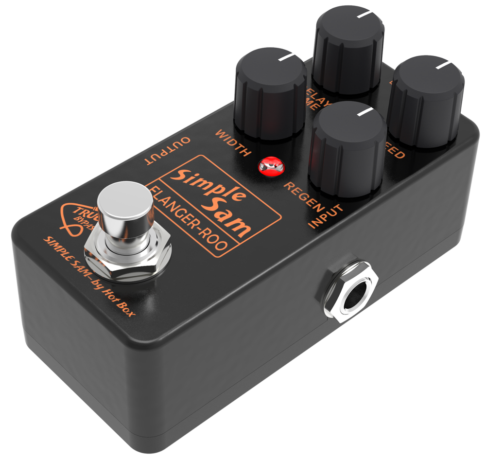 Simple Sam Flanger-Roo Flanger Guitar Effect Pedal True Bypass Astounding Tone