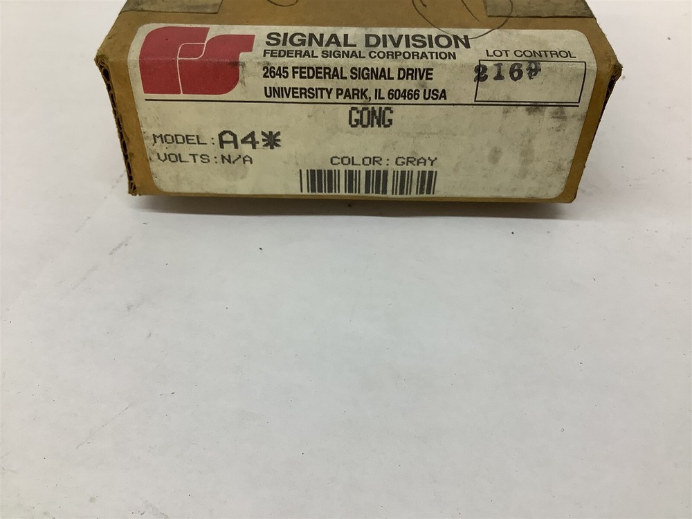 Signal Division A4 Gong