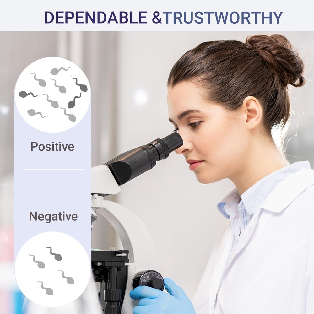 Male Fertility Testing System – Discreet and Easy-to-Use Kit for at-Home Sper...