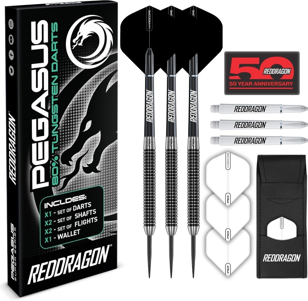 Red Dragon Tungsten Dart Set - 24g, 3-Pack