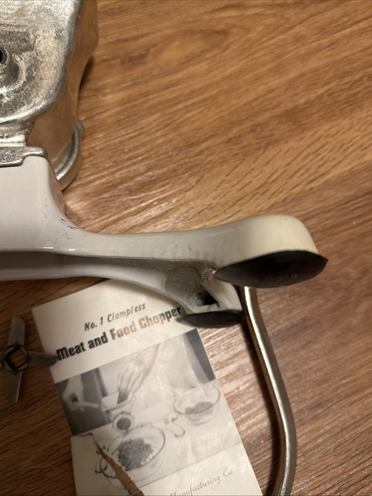 Chop-Rite MFG #1 Meat & Food Chopper Clampless Counter Top Tool In Box USA Made