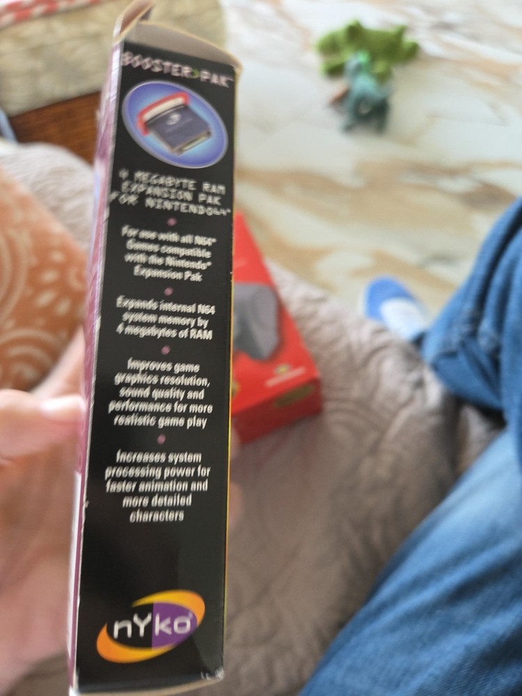 N64 Nyko Booster PAK Pack BOX ONLY