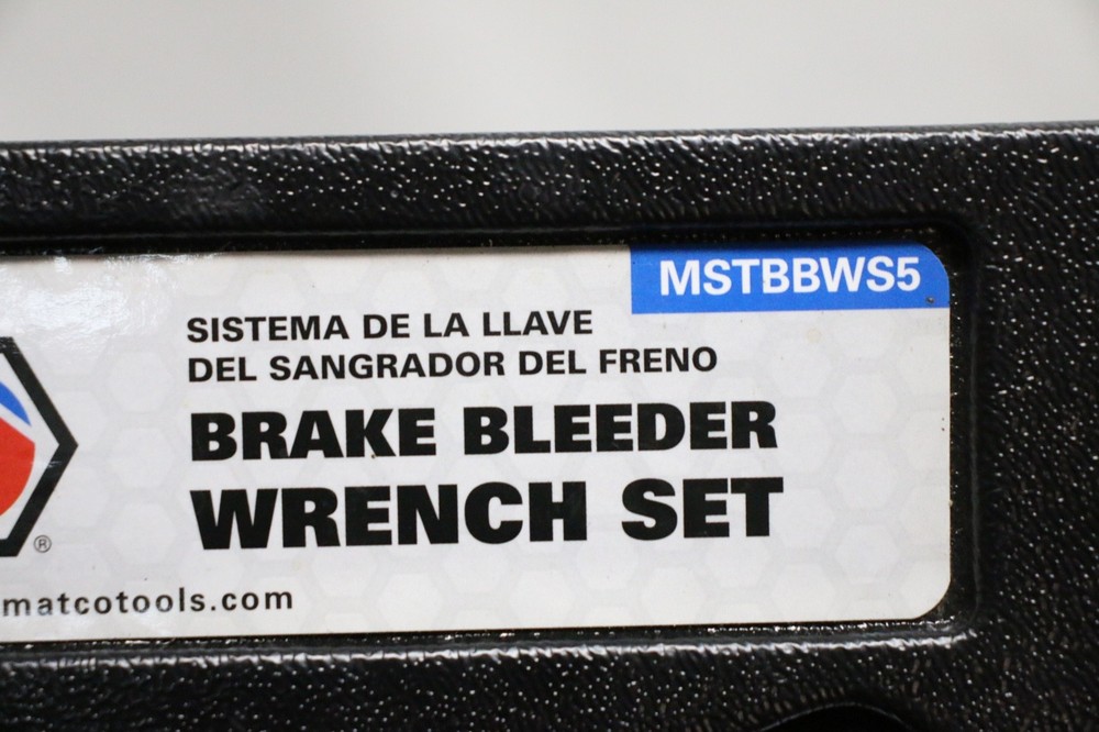 Matco Tools 5Pc Brake Bleeder Wrench Set MSTBBWS5