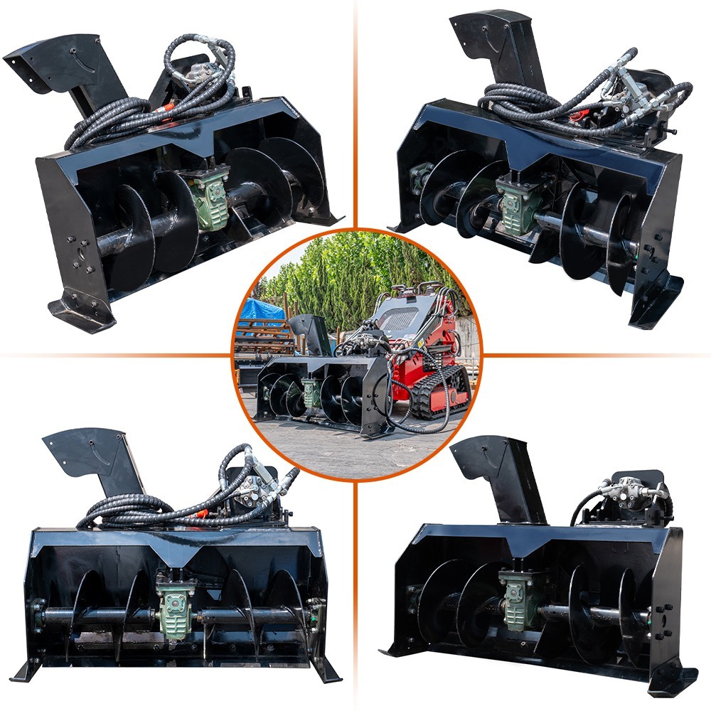 MMS Snow Blower Attachment Fit Toro Dingo Mini Skid Steer Loader Snow Thower