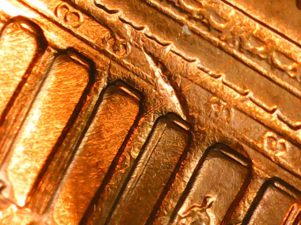 1973 Penny Struck Through Reverse