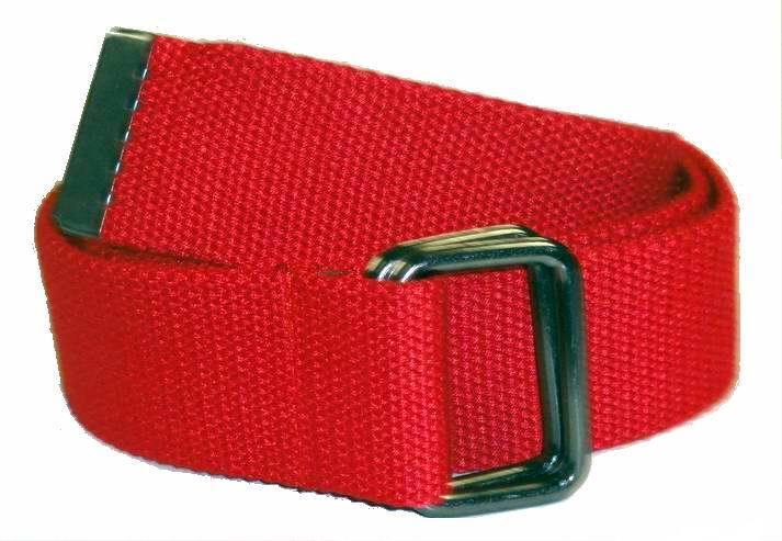 1.5" Rectangular D-Ring Adjustable Canvas Web Belts | Big and Tall Sports Belt